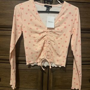 Floral Print Crop Top